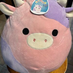 Squishmallows Pink and Purple Pig Plush Toy